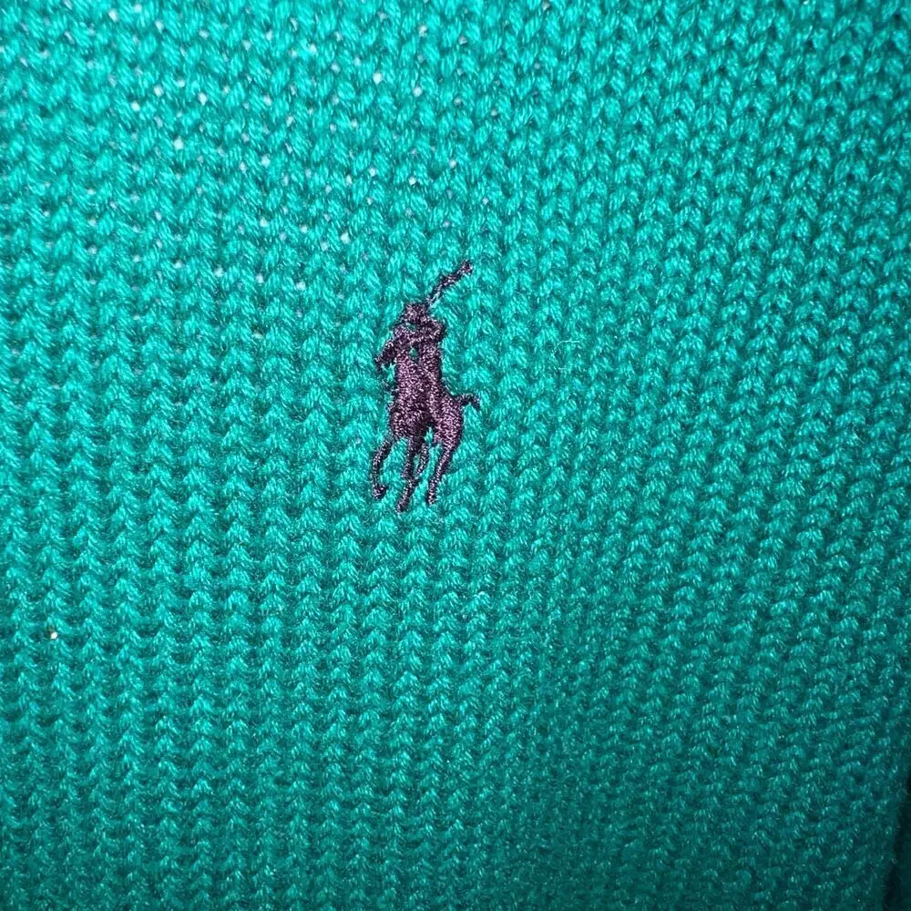 Polo Ralph Lauren men’s‎ XL crewneck long sleeve cable net vintage 80s sweater ￼